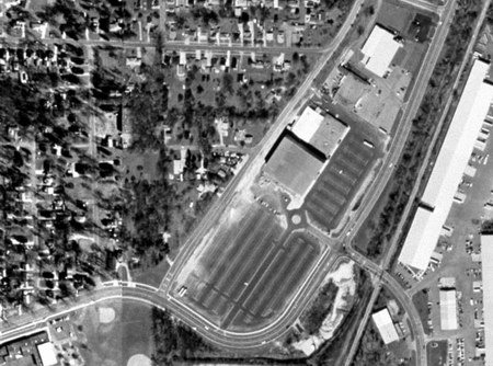 Stadium Drive-In Theatre - Aerial - Photo From Terraserver